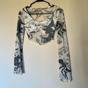 Long Sleeve Crop Top